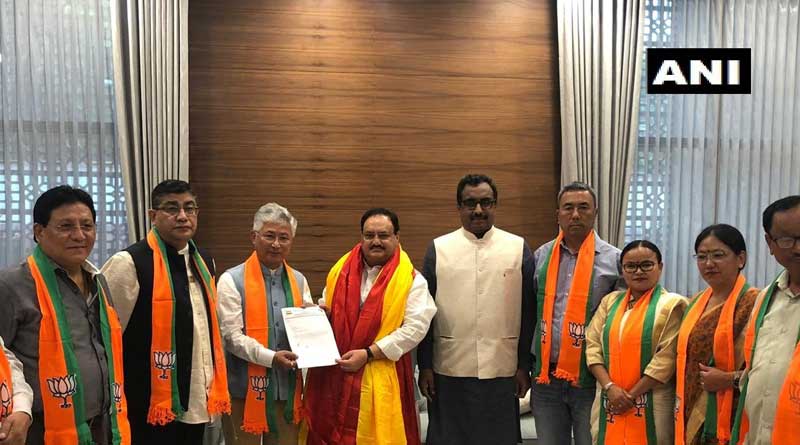 10 MLAs of the Sikkim Democratic Front (SDF) have joined the BJP