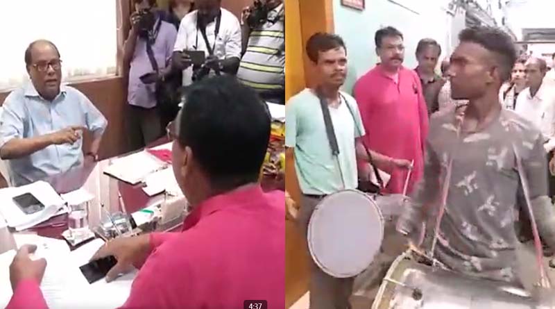 শিলিগুড়ি পুরনিগমে ধুন্ধুমার, ঢাক বাজিয়ে মেয়রের বিরুদ্ধে নজিরবিহীন প্রতিবাদ তৃণমূলের