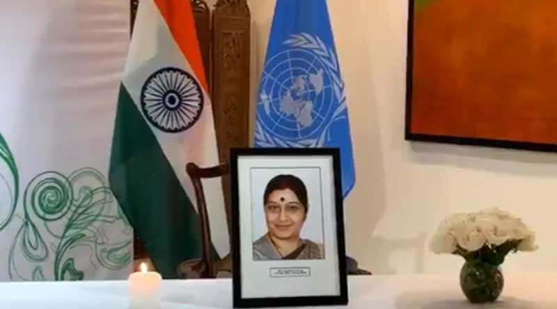 Diplomats of 51 countries pay tributes to Sushma Swaraj at UN