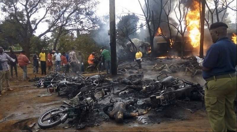 At least 61 people killed in a fuel tanker explosion in Tanzania