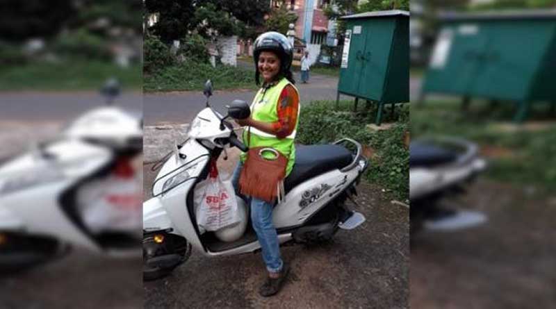 Meet first female bike rider in Durgapur Susmita Dutta