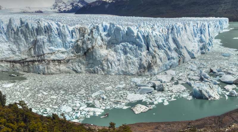 Glaciers coverd with special blanket to save it from melting as effect of global warming