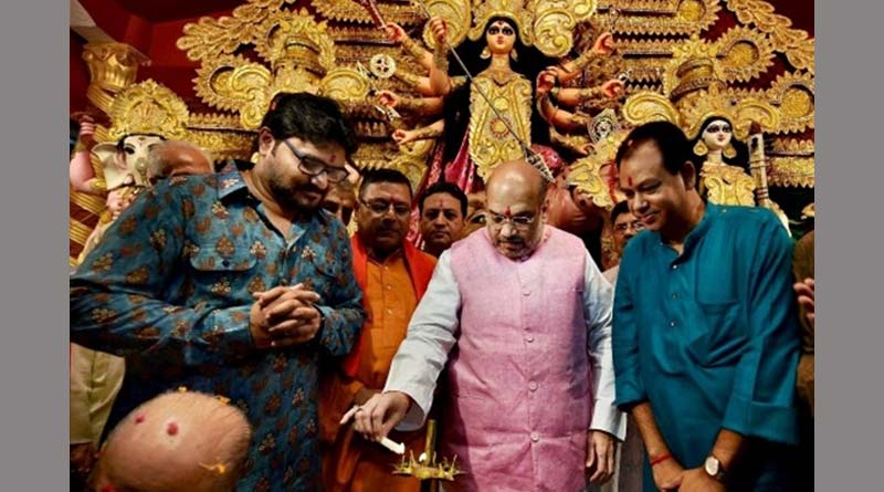 পুজো উদ্বোধনে শহরে আসছেন অমিত শাহ, বার্তা দেবেন এনআরসি নিয়েও
