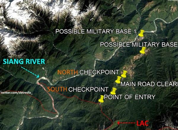China road runs deep into Arunachal