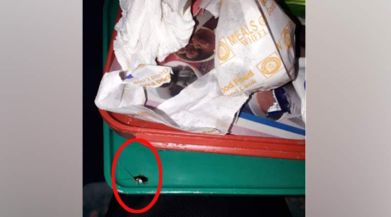 Cockroach found in Shatabdi Express meal, passengers protest