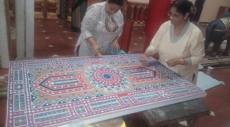 এক টুকরো রাজস্থান উঠে এল মুম্বইয়ের পুজো মণ্ডপে
