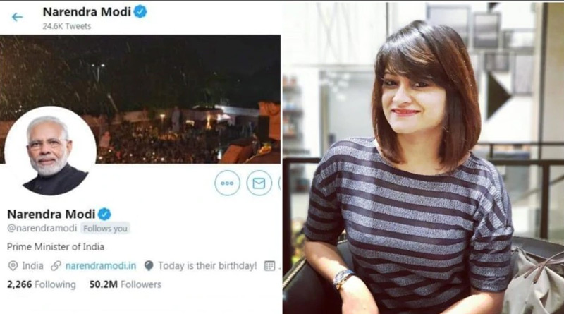 Hackers attack woman's Twitter hours after PM Modi follows her