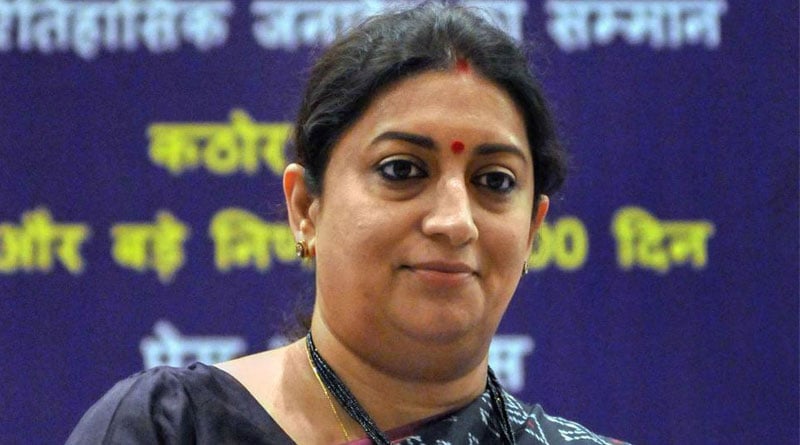 NRC will be held in Bengal, Says union minister Smriti