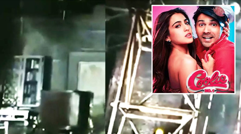 Major fire breaks out at the set of Varun-Sara’s upcoming ‘Coolie No 1’