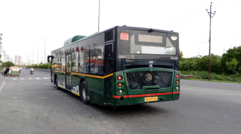 Noida Bus Driver Gets Challan For 