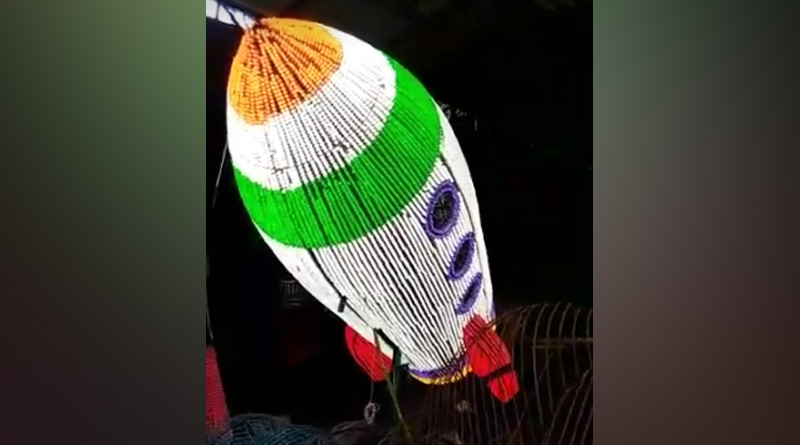 এবার পুজোয় নয়া চমক, চন্দ্রযান ওড়াবে শ্রীভূমি স্পোর্টিং ক্লাব