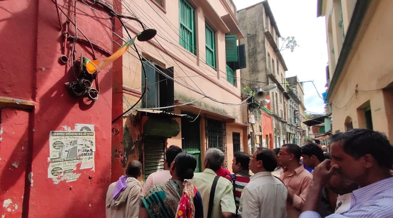 Large portion of a building breaks down again in Bowbazar