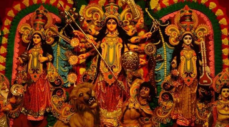 কনকদুর্গা বরণের প্রস্তুতি, সাজছে ‘কাজলা দিদি’ খ্যাত নদিয়ার যমশেরপুর জমিদার বাড়ি