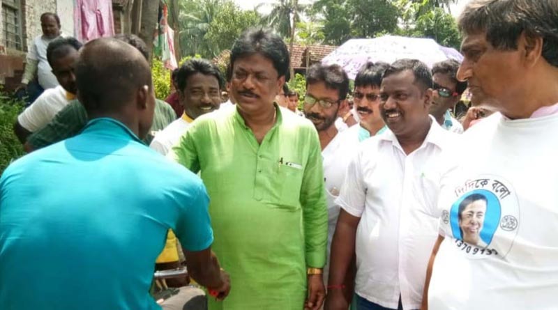 MLA Samir Kumar Panja visits the villages for Didi K Bolo campaign