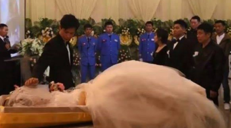 Man in China marries wife’s corpse to fulfil her wish to be a bride