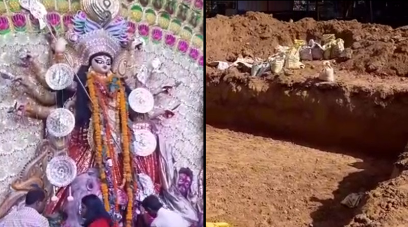যমুনা দূষণ রোধে অভিনব উদ্যোগ, মন্দির প্রাঙ্গণেই প্রতিমা বিসর্জন দিল্লিতে