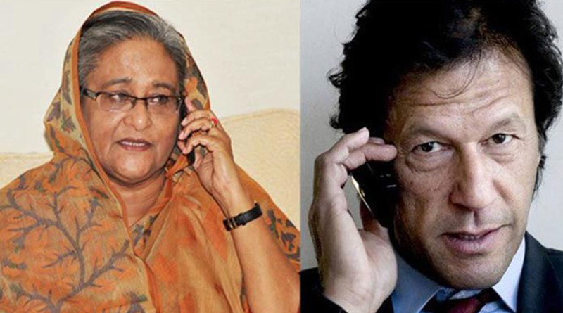 হাসিনার মানভঞ্জনে মরিয়া চেষ্টা, বাংলাদেশের প্রধানমন্ত্রীকে ফোন ইমরানের
