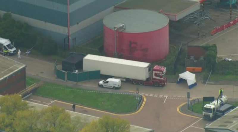 39 bodies found in truck container in southeast England