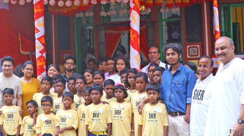 SHER, the foundation of wild life conservation spreads messege during Durga Puja