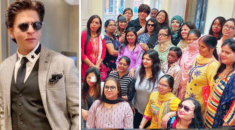 অনন্য উদ্যোগ, দীপাবলির আগে অ্যাসিড আক্রান্তদের সঙ্গে সময় কাটালেন শাহরুখ