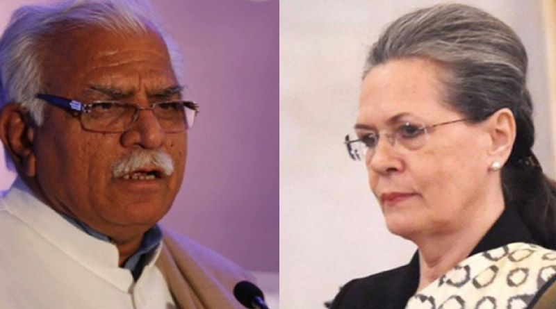 Khoda pahad, nikli chuhiya: Haryana CM dismisses Sonia Gandhi