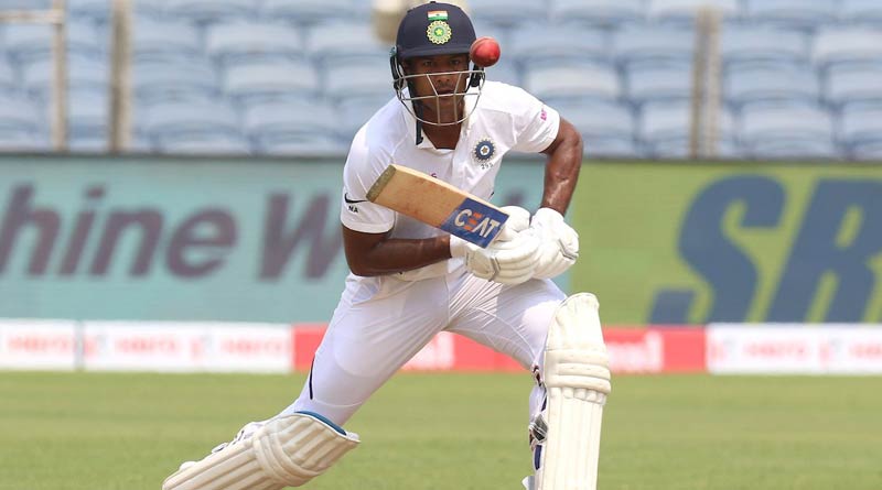 Mayank Agarwal scores century in Pune against South Africa in 2nd test