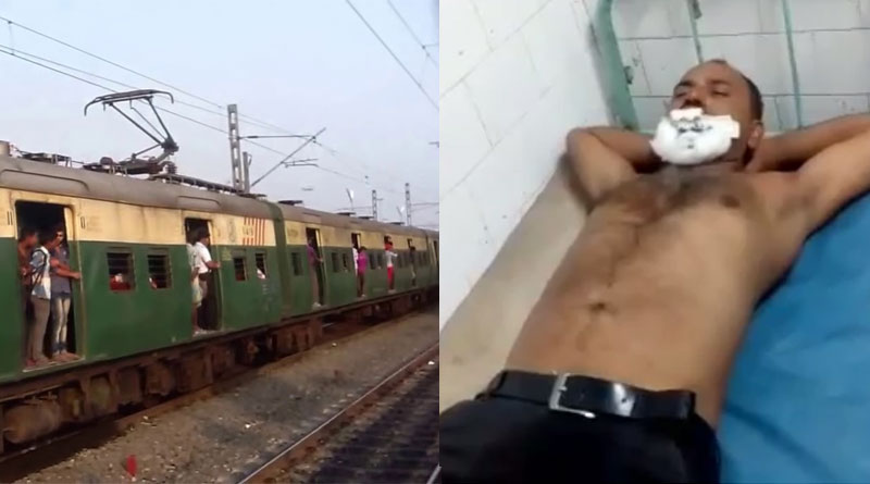 বনগাঁগামী চলন্ত ট্রেনে পাথর ছুঁড়ল দুষ্কৃতীরা, মুখ ফাটল যাত্রীর