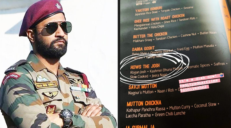 Vicky Kaushal’s famous dialouge ‘How’s the Josh’ is now on a food menu