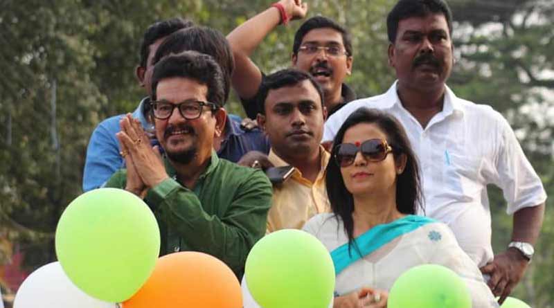 ভরসা মহুয়া মৈত্র, সাংসদকে সঙ্গে নিয়েই করিমপুরে প্রচার শুরু তৃণমূল প্রার্থীর