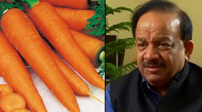 Eat carrot to escape pollutants, says union minister Harsh Vardhan