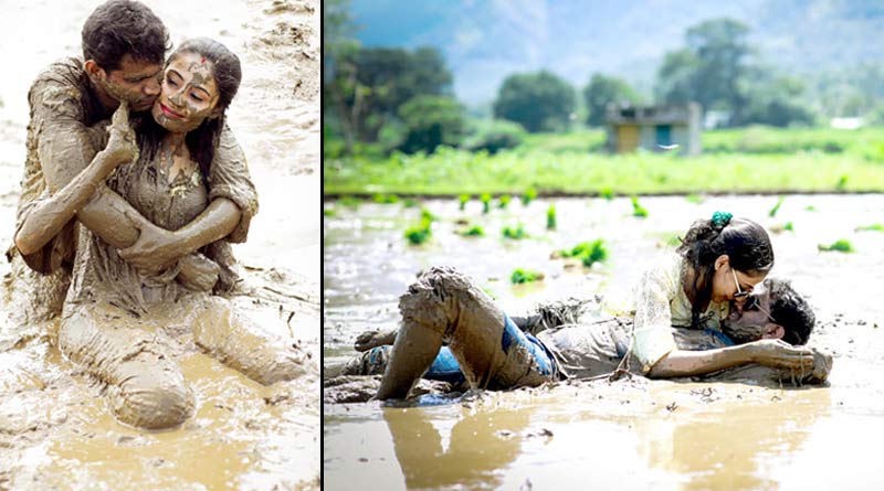 A Couple who photoshoots in mud viral in social media