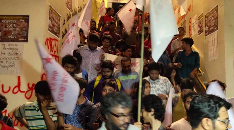 SFI wins the student election in Presidency University today