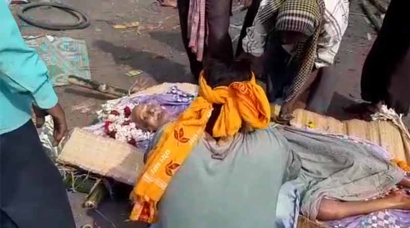 দাদুর শ্মশানযাত্রায় বাজল ডিজে, ব্যতিক্রমী কীর্তি নাতিদের