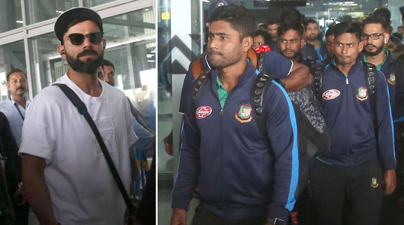 Team India arrived Kolkata for Pink ball test against Bangladesh