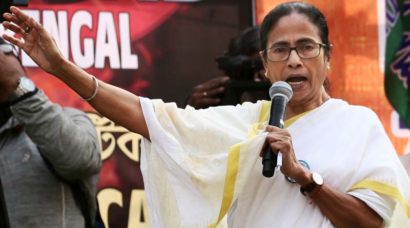 Mamata Bannerjee keeps pace to anti CAA protest