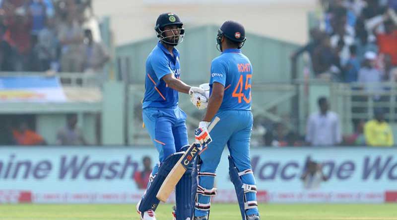 Rohit Sharma and KL Rahul's ton helps India to put Mammoth score