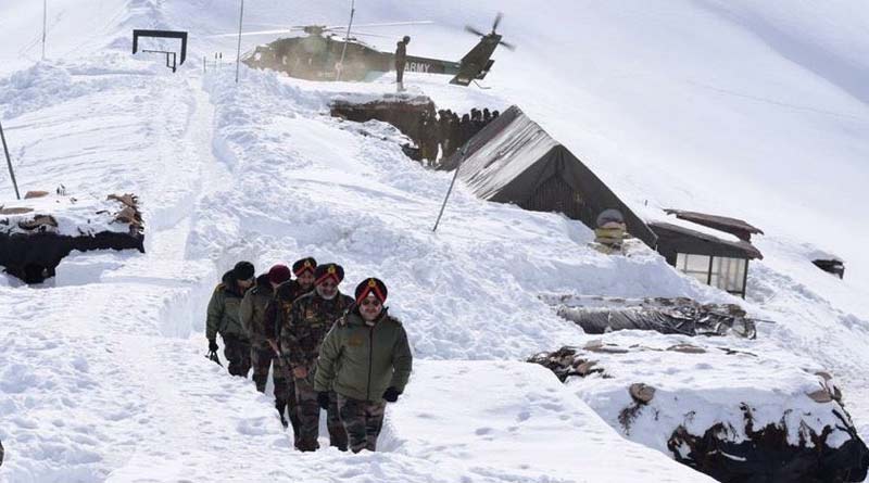 Jawans celebrate Christmas on the Line of Control in Kashmir