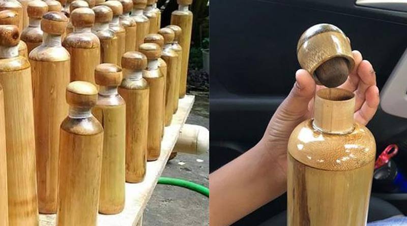 Bottles made from bamboo is an eco-friendly initiative by an IITian