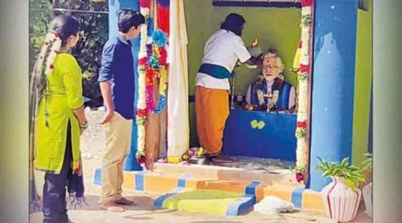 Tamil Nadu farmer builds temple for PM Modi, impressed by his work.