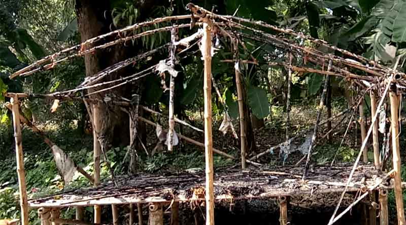 ব্যান্ডেলে তৃণমূল কার্যালয়ে আগুন, অভিযোগের তির বিজেপির দিকে