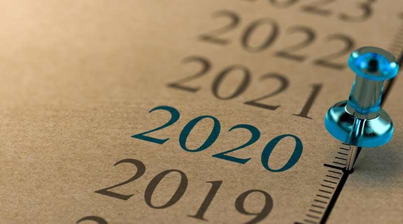 You should write 2020 as year on your important papers