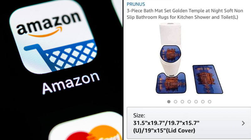 FIR filed against Amazon India for letting a seller put up Temple toilet mats