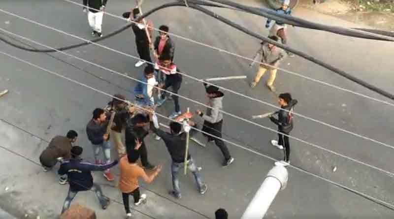 Two student group of TMC clashed in Dinhata collage,