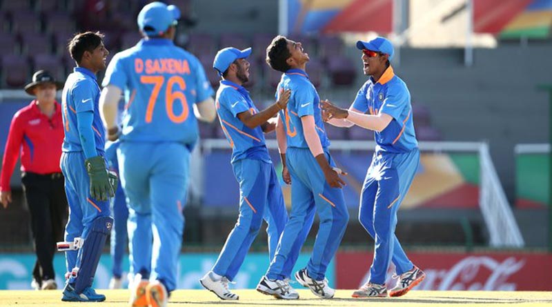 ত্যাগির অনবদ্য বোলিং, অস্ট্রেলিয়াকে হেলায় হারিয়ে অনূর্ধ্ব-১৯ বিশ্বকাপের সেমিতে ভারত