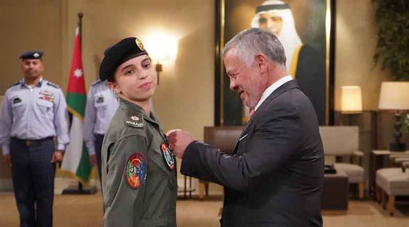 Jordan's princess becomes her country's first female pilot