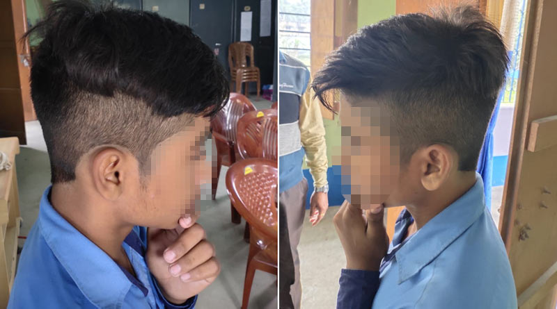 সরস্বতী পুজোয় বাহারি হেয়ার স্টাইল, রেগে গিয়ে ছাত্রের চুল কাটলেন প্রধান শিক্ষক