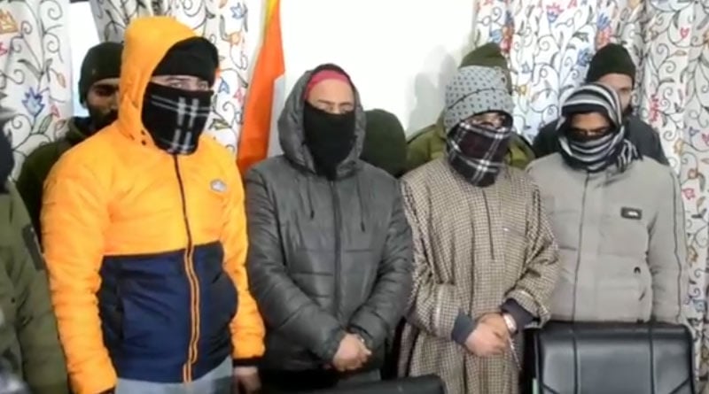 Five Jaish Militants arrested with arms and ammunition