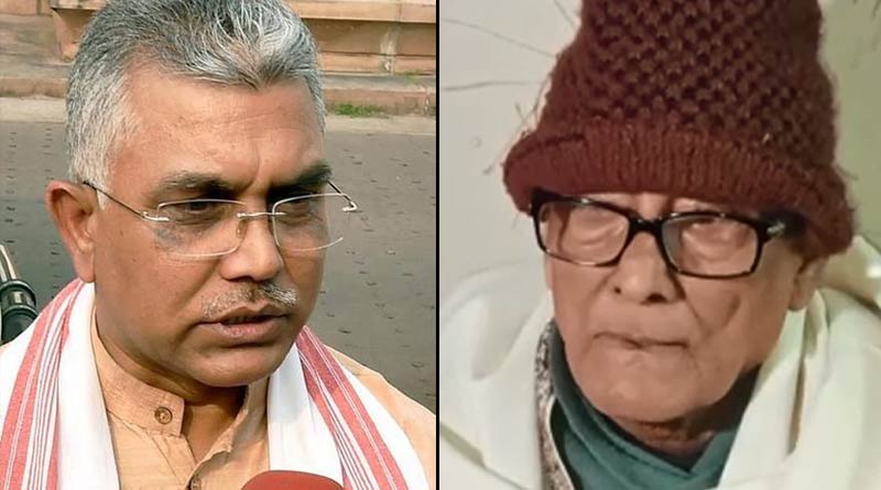বালুরঘাটে জনসংযোগে দিলীপ, দেখা করলেন বর্ষীয়ান আরএসপি নেতার সঙ্গে