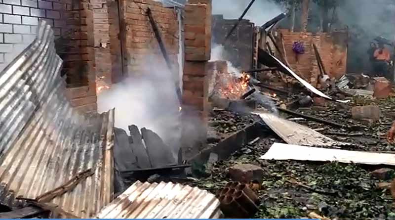The bodies splited by the massive blast in Naihati cannot be identified