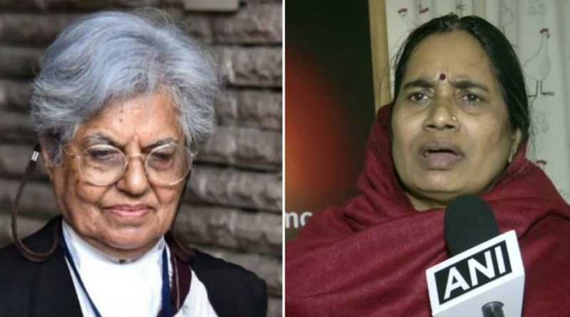 Lawyer Indira Jaising requesting Ashadevi to 
